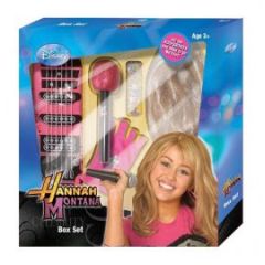 cadeau junior ado hannah montana coffret guitare gonflable collier gant micro, juin 2010