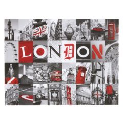 tableau affiche mosaique photos londres gris et rouge petit prix, août 2011 tableau affiche mosaique photos londres gris et rouge petit prix