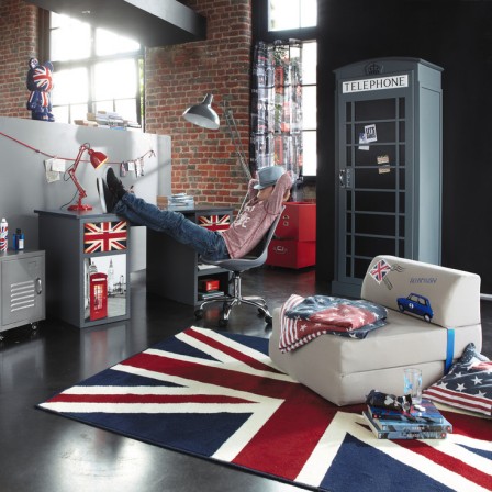 Idées déco british pour chambre d'ado décorer une chambre d'ado ... Banquette idee Chambre