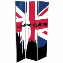 paravent en carton london union jack pour séparé une pièce pour decorer