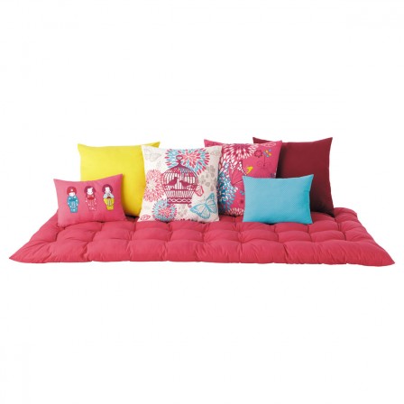 Coussin, pouf, fauteuil, canape pour enfant : meuble decoration ... Banquette idee Chambre