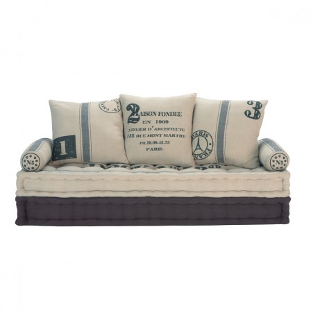 Coussin, pouf, fauteuil, canape pour enfant : meuble decoration ... Banquette idee Chambre