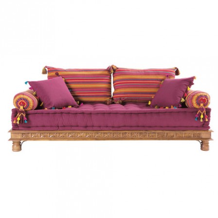 Matelas futon, coussin de sol capitonné detente et couchage pour ... Matelas banquette idee