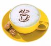 pochoir pour image sur cafe, mousse decoration cafe gourmand, avr. 2010