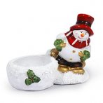 bougie bonhomme de neige deco table fin année noel nouvel an, nov. 2010