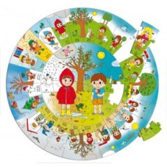 puzzle géant 4 ans, 5 ans, 6 ans, 7 ans pour apprendre à se reperer dans le temps jeu observation apprentissage temps cadeau noel anniversaire, oct. 2010