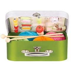 valise de couture pour enfant kit couture pour enfant avc aiguille tricotin laine fil pour initiation couture, déc. 2010
