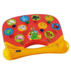 tablette d'activités pour enfant 2 ans 2 ans et demi 3 ans 4 ans pour apprendre le cri des animaux ecouter toucher reconnaitre decouverte mot langage cadeau anniversaire noel