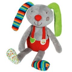 lapin doudou pour cadeau enfant fille garçon naissance à 3 ans pas cher et original
