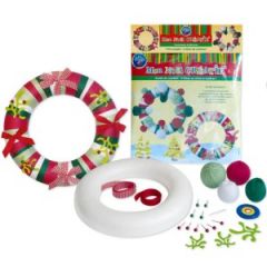 kit et matériel pour fabriquer une couronne de l'avent avec les enfants, nov. 2010
