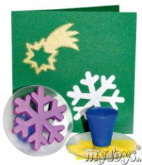 réalisation et création avec tampon de noel, nov. 2010