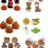 halloween deco sucre figurine plaquette sujet en sucre deco gâteau sorciere fantome chauves souris monstre citrouille