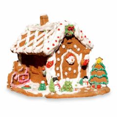 gâteau en forme de maison pour noel plaques maison de noel scrapcooking, nov. 2010