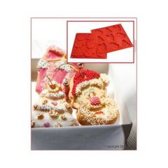 moule gâteau biscuit patisserie individuel cookie noel moule silicone pere noel sapin biscuit