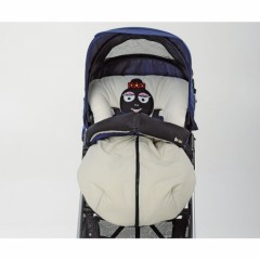 chanceliere pour petite fille pour béébé doublé en polaire pour chaleur conservé pas cher barbapapa beige chaleur bébé hiver.jpg