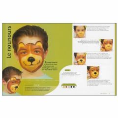 maquiller visage enfant en ours les etapes de realisation du maquillage livre enfant maquillage