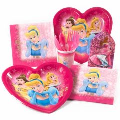 vaisselle jetable anniversaire fille princesse disney assiette verre serviette nappe couverts