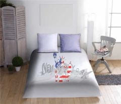 housse de couette ado new york idee cadeau fille garçon anniversaire noel housse imprimée ny