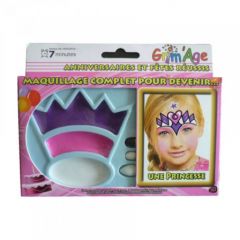 maquillage princesse carnaval facile à réaliser pour maquiller une fille en princesse pour fête carnaval anniversaire fille princesse avec pochoir et maquillage.jpg