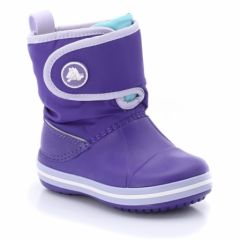 botte neige fourée crocs pour fille pas chere soldes chaud neige fille enfant confortable mode.jpg