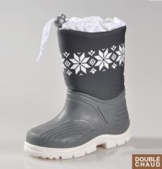 bottes bas plastique pour neige fourée confortable chaude fille garçon pas cher en solde.jpg