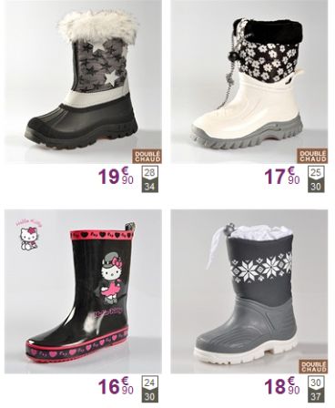 bottes fille neige et pluie pas cher botte caoutchouc bottes fourrées pour l'hiver pour enfant fille.png
