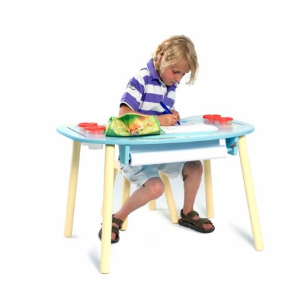 table à dessin enfant de 3 à 8 ans table avec rouleau papier pour dessiner confortablement livré avec chaises.jpg