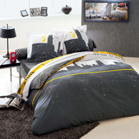 housse de couette new york style urbain tendance jeune moderne 140 x 200 200 x 200 et 220 x 240