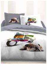 house de couette ado 220 x 240 scoter et chien tendance adulte 2 places pas cher housse de couette avec taie pas chere petit prix.jpg