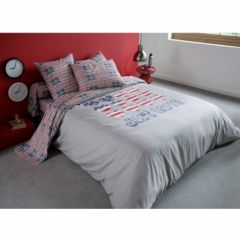 housse de couette us usa love usa avec coeurs gris et rouge blanc lit 1 place, lit 2 places 140 x 200, 200 x 200, 220 x 240 housse usa fille.jpg