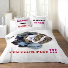 housse de couette message range ton bordel housse blanche avec linge 220 x 240 avec taie d'oreiller housse originale pas cher.jpg