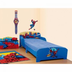 lit enfant spiderman pas cher enfant 18 mois, 2 ans, 3 ans, 4 ans, 5 ans, lit bleu spiderman pour petit garçon.jpg