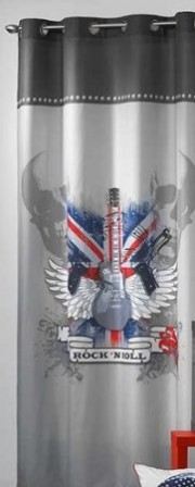 rideaux rock london deco d'intérieur british rideaux prets à poser facile pas cher pour jeune guitare electrique et drapeau anglais.jpg