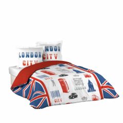 housse de couette 220 x 240 british london cadeau noel anniversaire adulte ado pas cher housse blanche avec monument carte metro londonnien.jpg