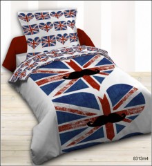 housse de couette 140 x 200 avec taie london drapeau anglais union jack et moustache noire housse 1 personne pas cher london deco british.jpg