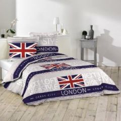 housse de couette londres union jack drapeau anglais 220 x 240 avec taie d'oreiller housse couette pas chère