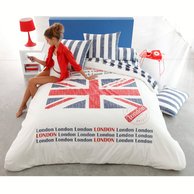housse de couette drapeau anglais union jack linge de lit ado 1 place et 2 places