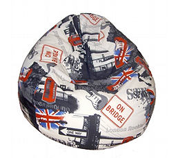 pouf deco anglaise pas cher pouf assise confortable en micro bille cadeau noel anniversaire monument londres london
