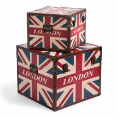 boite rangement deco british anglaise london malette coffre ranger londres