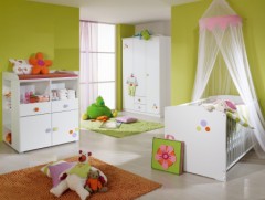 chambre bebe compléte lit armoire comode à langer pour fille et garçon contemporaine tendance blance et couleurs pas chere.jpg