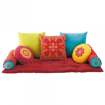 matelas et coussins de sol pour banquette sol ou lit lot de 7 coussins coloré pas cher detente enfant espace jeu repos.jpg