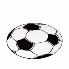 tapis rond grand modèle 120 cm diamètre pour fan de foot decoration et protection sol football ballon noir et blanc.jpg