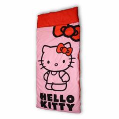 sac de couchage facile à emporter hello kitty pour couchage d'appoint pour le camping pour partir en week-end idee cadeau hello kitty fille.jpg