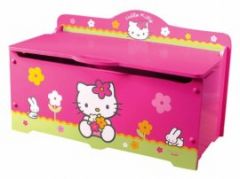 coffret à jouets hello kitty pour rangement chambre enfant et deco hello kitty