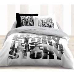 housse de couette junior ado blanche noir marylin jolie housse pour fille parure housse et taie d'oreiller en 220 x 240 housse tendance pour fille ado.jpg