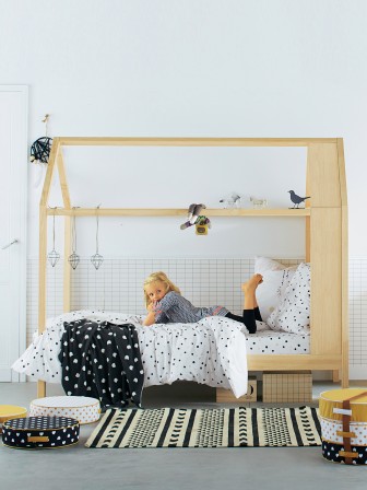 lit en bois enfant