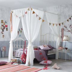 lit baldaquin pour fille à partir de 3 ans lit fille en fer forgé avec rideaux pour faire un lit de princesse