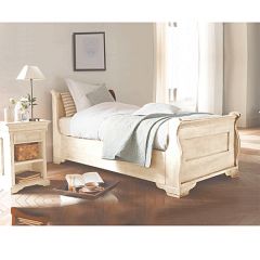 lit fille style louis philippe lit en bois clair 90 x 190 lit fille 1 place pour chambre fille