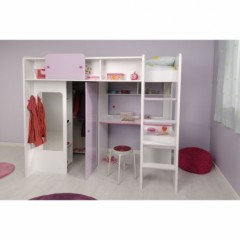 lit fille compacte avec rangement bureau et dressing intégré pour gagnier place dans chambre fille meuble pour petit chambre de fille.jpg