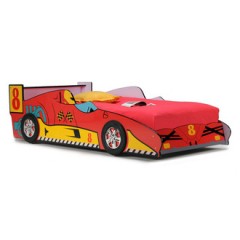 lit voiture rouge et jaune pour jeune pilote lit pour enfant en forme de voiture pas cher couchage 90 x 190.jpg